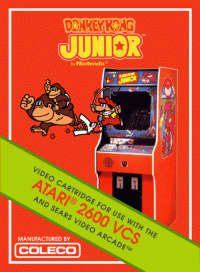 Donkey Kong Junior Atari 2600  box art